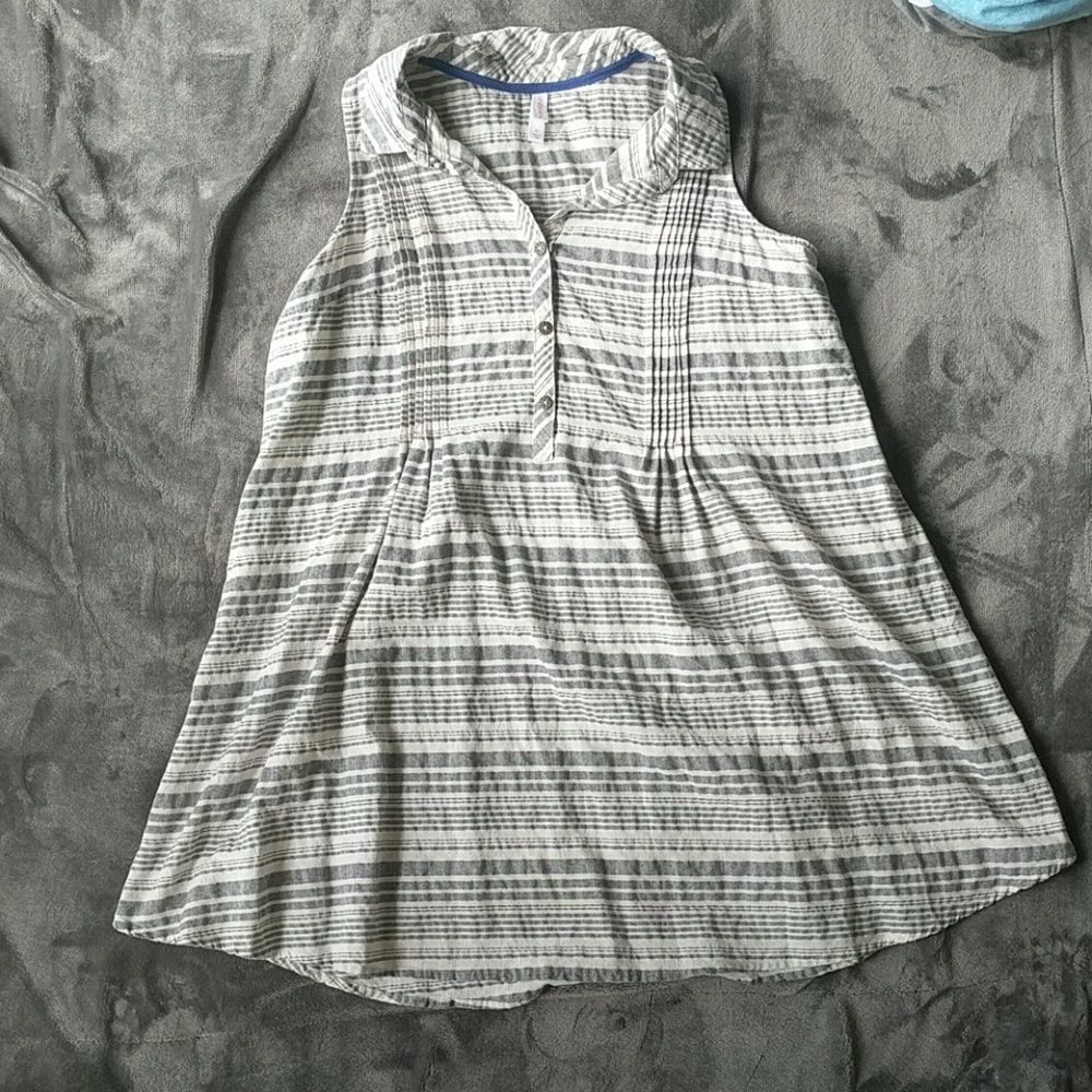 Striped Sleeveless Dress